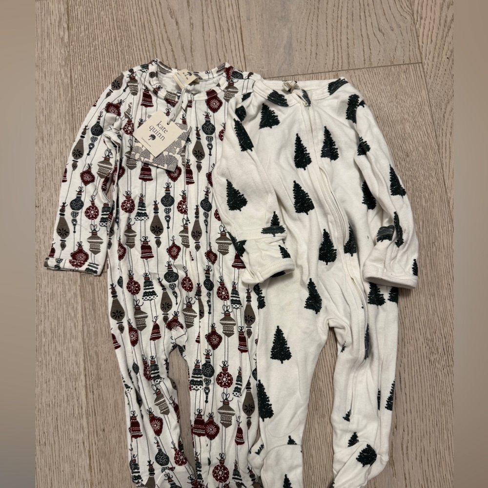 Kate Quinn Christmas Baby Onesies